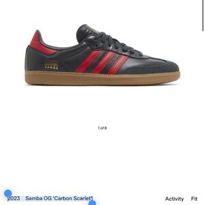 Adidas Samba OG Carbon Scarlet